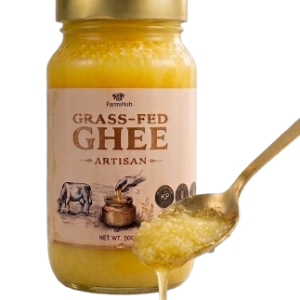 FarmiHub Grass-Fed Artisan Ghee, 500g