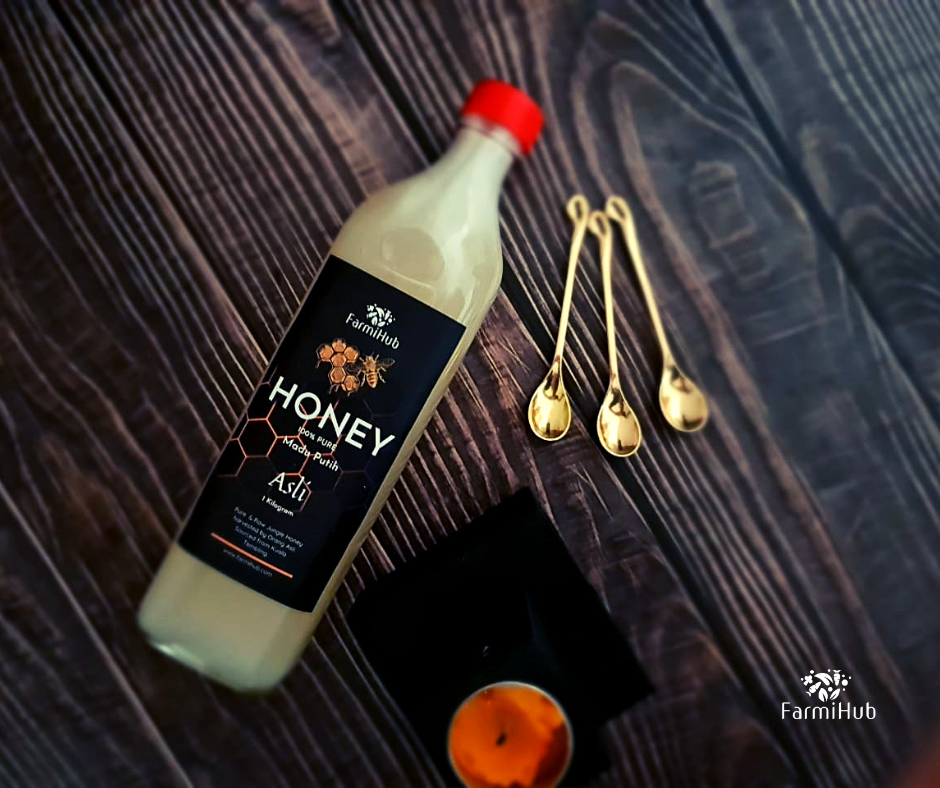 FarmiHub 100% Pure White Honey